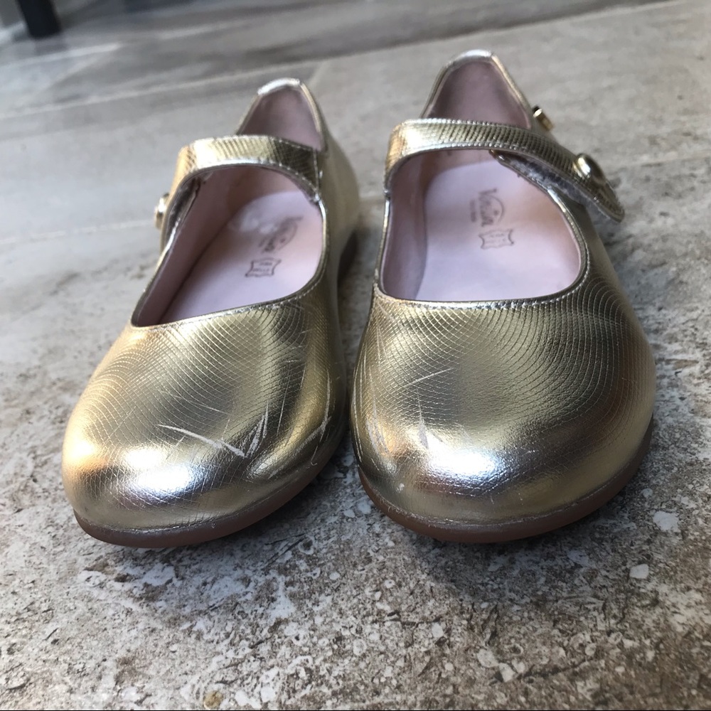 Venettini gold Mary Jane, size 31 EUR, 1US. - Picture 3 of 9